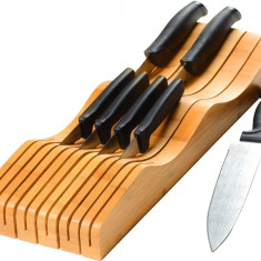 Bboo In-Drawer Knife Block Organizer - Suport pentru cuțite pentru sertar de buc