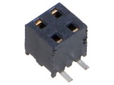 Conector şiruri pini mamă SAMTEC 4 PIN 2mm aurit SMT soclu rolă