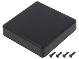 Carcasă universală ABS neagră 80x80x20mm IP40