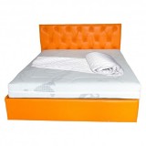 Set Saltea cu spuma poliuretanica HR, Memory Foam 4cm, Zeus Memory Comfort Dodolut 180x200x20cm, husa detasabila tricot, hipoalergenica, fermitate tar