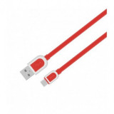 Cablu de Date Micro USB Astrum UD360, plat, Rosu