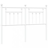 Cumpara ieftin Tablie de pat de schimb metalica, alb, 150 cm