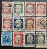Italia posta Fiume - lot 12 timbre uzate