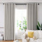 Draperie din catifea blackout cu inele crom, Madison, 200x255 cm, densitate 700 g/ml, Perfectly Pale, 1 buc