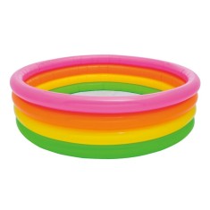 Piscina gonflabila pentru copii Intex, 168 x 46 cm, 4 inele