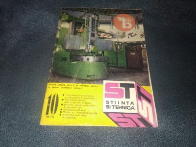 REVISTA STIINTA SI TEHNICA NR 10 1976 foto