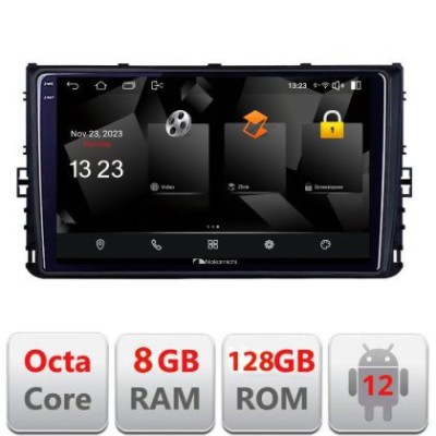 Navigatie grupul VW 5960Pro-933 Android Octa Core Qualcomm 2K Qled 8+128 DTS DSP 360 4G Optical CarStore Technology foto