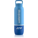 Waterdrop Thermo Steel All-Purpose ATP Tour sticlă termos (editie limitata) Blue Hard Court 1000 ml