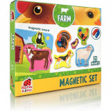 Set magnetic Animale de la Ferma cu Plansa magnetica inclusa, 21 piese Roter, Roter Kafer
