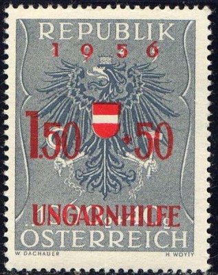 B1813 - Austria 1956 - cat.nr.863 neuzat,perfecta stare foto