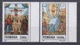 ROMANIA 2002 LP 1583 SFINTELE PASTI SERIE MNH, Nestampilat