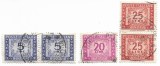 Italia - Taxe postale, 1947-1959 - valori obliterate