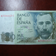 SPANIA 1000 PESETAS 1979 AUNC