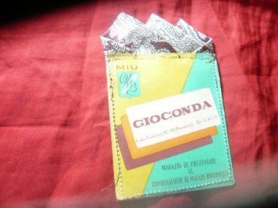 Reclama Romania -Gioconda - MIU - Magazin prezentare al Combinatului Matase Buc. foto