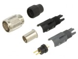 Conector M9 Mufă Tată Aurit 125V IP40 2 PIN Pe Cablu