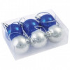 Set globuri XMAS LINE Silver Blue, Bremen