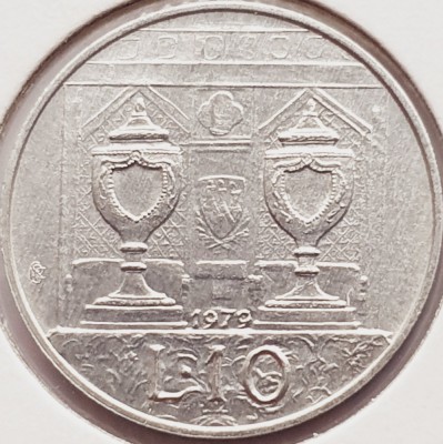2707 San Marino 10 Lire 1979 Symbols of the State - Ballot Box km 92 foto