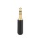 Mufa audio Premium slim JACK 2.5 mm Stereo tata contacte aurite