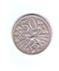 Moneda Cehoslovacia 50 haleru / haler 1931, stare foarte buna, curata, Europa, Cupru-Nichel