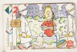 bnk card Cartele telefonice - Letonia - benzi desenate - Comic "glue" - Serial Number 30LAT - Col:LV-LTK-0023b