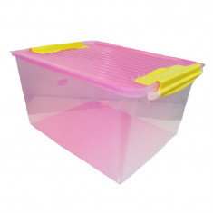 Cutie pentru depozitarea jucariilor BranQ C-Box BCB1R, Roz foto