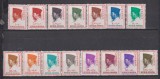 INDONEZIA 1965 PERSONALITATI MI. 473-487 MNH, Nestampilat