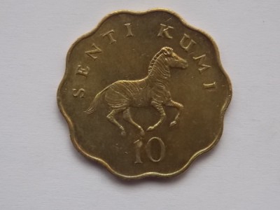 10 SENTI 1977 TANZANIA foto
