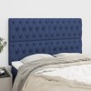 VidaXL Tăblii de pat, 4 buc, albastru, 80x7x78/88 cm, textil