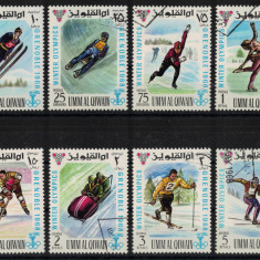 UMM AL QIWAIN 1968 - Sport, Jocurile Olimpice de iarna /serie completa