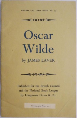Oscar Wilde &amp;ndash; James Laver (editie in limba engleza) foto