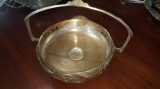 F629-C-Fructiera WMF Art Nouveau anii 1900 st. foarte buna sticla totul original