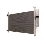 Condensator climatizare Honda Civic, 10.202012, motor 1.4, 63 kw/74kw benzina, 2.2 iCTDI, 103 kw diesel; cutie manuala, full aluminiu brazat, 640, Aftermarket