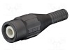 Conector BNC soclu negru crimpat ST&Auml;UBLI 5-40&deg;C mamă