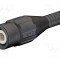 Conector BNC soclu negru crimpat ST&Auml;UBLI 5-40&deg;C mamă