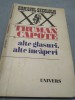 ALTE GLASURI,ALTE INCAPERI-TRUMAN CAPOTE ROMANUL SECOLUL;UI XX