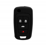 Husa pentru cheie Chevrolet Camaro, Malibu, Cruze - Techsuit Car Key Case (1013.02) - Black