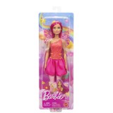 BARBIE PAPUSA BARBIE ZANA CU PAR SI TINUTA ROZ