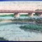 Bucovina - aprox. 1918 - Cernauti Czernowitz - Podul peste Prut Brucke - printata, color, circulata, timbru lipit ulterior, partial stampila CENZURA