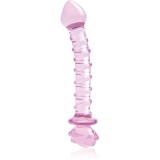Dream Toys Glaze Glass 9" Rosebud Spiral G-spot dildo 22.5 cm