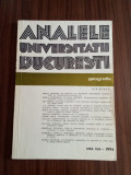 Analele universității București Geografie 1994