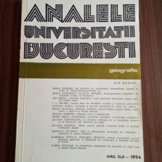 Analele universității București Geografie 1994