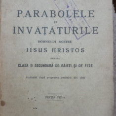 1943 Parabolele si invataturile Domnului nostru Iisus Hristos, Irineu Mihalcescu