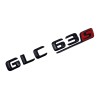 Emblema GLC 63_S Negru cu rosu, pentru spate portbagaj Mercedes, Mercedes-benz
