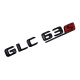 Emblema GLC 63_S Negru cu rosu, pentru spate portbagaj Mercedes, Mercedes-benz