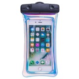 Husa subacvatica holografica waterproof flippy, snowproof, universala, impermeabila, cu snur, pentru telefon sau documente, negru
