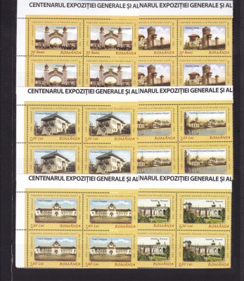 2006 LP 1724 CENTENARUL EXPOZITIEI GENERALE 1906 SI PARCULUI CAROL I BLOC 4 MNH foto