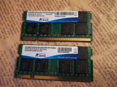 Kit memorii RAM laptop 4Gb DDR2(2x2Gb) 667Mhz ADATA sodimm Dual Channel foto