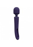 Vibrator Double Wand Kiku G-Spot Flapping, 10 Moduri Vibratii, Silicon, USB, Mov, 25.2 cm