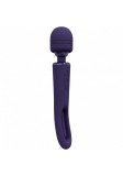 Vibrator Double Wand Kiku G-Spot Flapping, 10 Moduri Vibratii, Silicon, USB, Mov, 25.2 cm