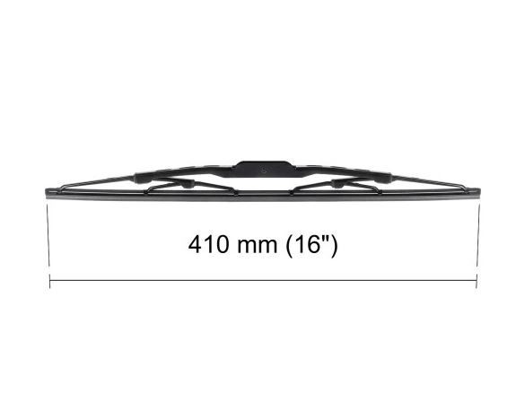 Lamela stergator 410mm/16in Alfa Romeo, Audi, Chevrolet, Citroen, Dacia, Fiat, Ford, Hyundai, Kia, Lancia, Lexus, Mazda, Mercedes, Nissan, Opel, Peug